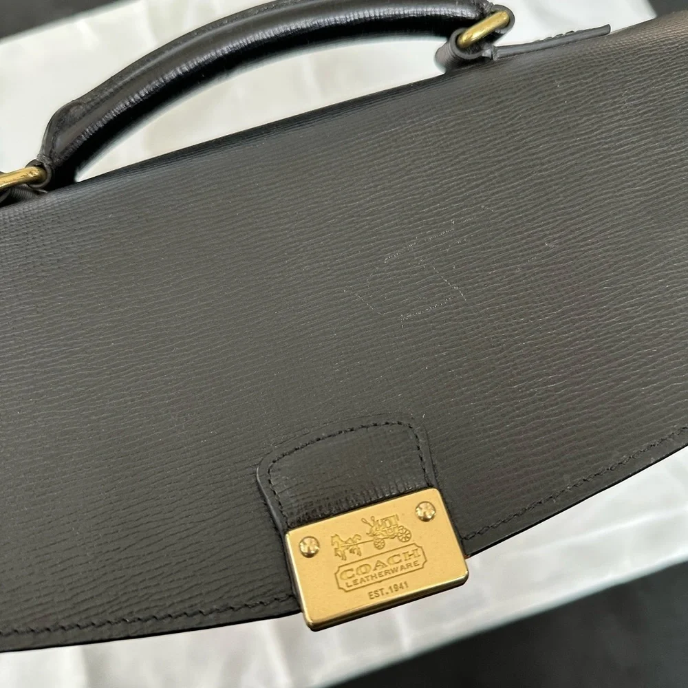 Coach Leather Briefcase